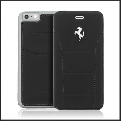 Ferrari 488 Book Case Fodral till Apple iPhone 6 (S) - Svart