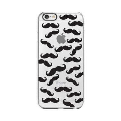 FLAVR iPlate Moustaches Skal iPhone 6/6S - Svart