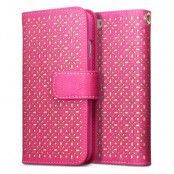 Floral ETCH Plånboksfodral till Apple iPhone 6 / 6S (Magenta)