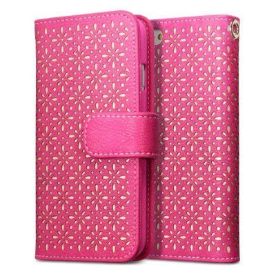 Floral ETCH Plånboksfodral till Apple iPhone 6 / 6S (Magenta)