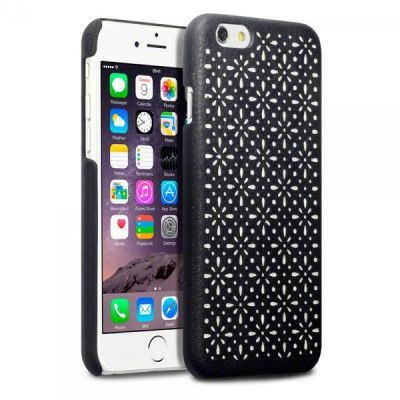 Floral ETCH Skal till iPhone 6 / 6S - Svart