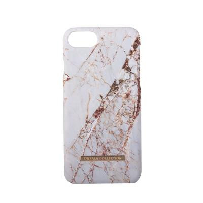 Onsala Collection mobilskal till iPhone 6/7/8/SE 2020 - White Rhino Marble
