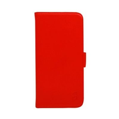 Gear Plånboksfodral av äkta läder till iPhone 6 / 6S - Röd