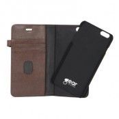 Gear Plånboksfodral Buffalo av äkta läder till iPhone 6/6S - Brun