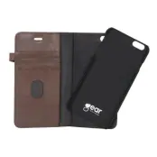 Gear Plånboksfodral Buffalo av äkta läder till iPhone 6/6S - Brun