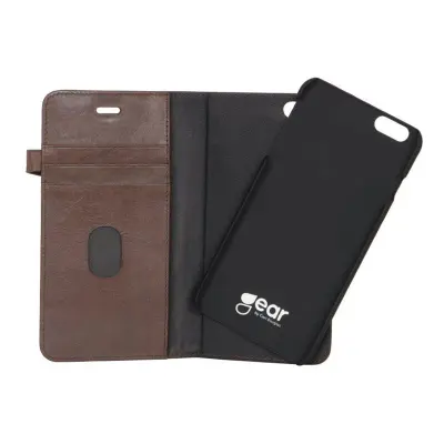 Gear Plånboksfodral Buffalo av äkta läder till iPhone 6/6S - Brun