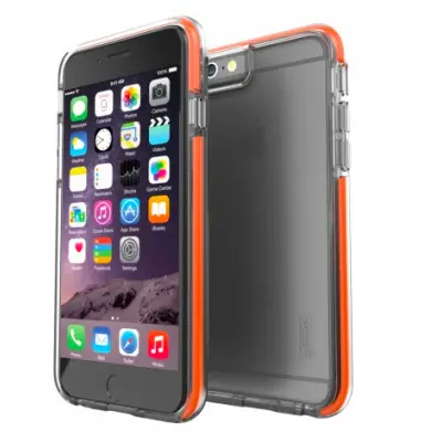 Gear4 D3O Piccadilly (iPhone 6/6S) - Orange/transparent