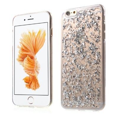 Glitter Sequins Skal till Apple iPhone 6(S) - Silver