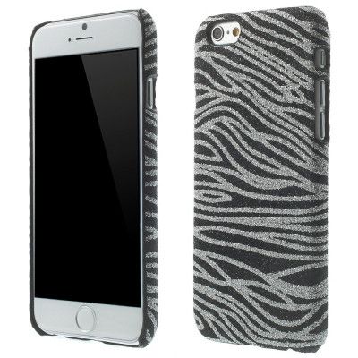 Glittery Baksideskal till Apple iPhone 6 / 6S  - Svart