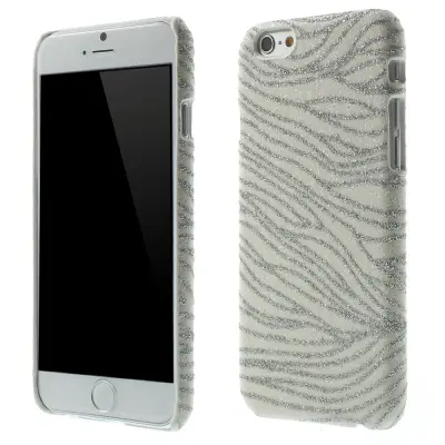 Glittery Baksideskal till Apple iPhone 6 / 6S  - Vit