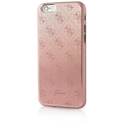 Guess Aluminium 4G Pattern (iPhone 6/6S) - Roséguld