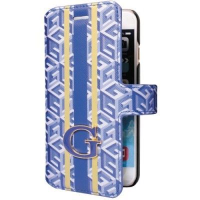Guess G-Cube Plånboksfodral till iPhone 6/6S - Blå