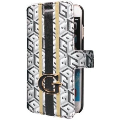 Guess G-Cube Plånboksfodral till iPhone 6/6S - Svart