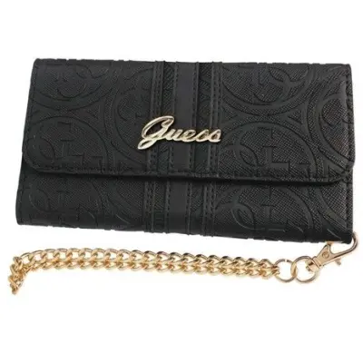 Guess Heritage Clutch (iPhone 6/6S) - Svart