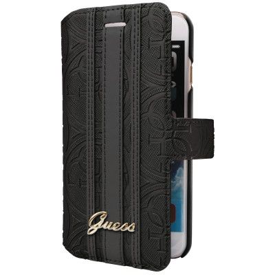 Guess Heritage Plånboksfodral till iPhone 6/6S - Svart
