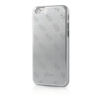 Guess iPhone 6(S) Aluminium Hard Cover - Silver