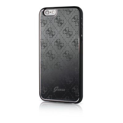 Guess iPhone 6(S) Aluminium Hard Cover - Svart