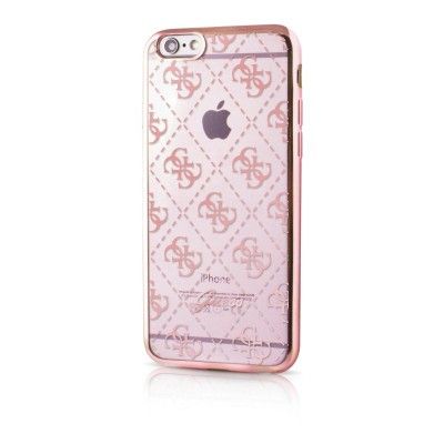 Guess Mobilskal till iPhone 6(S) - Rose Gold/Transparent