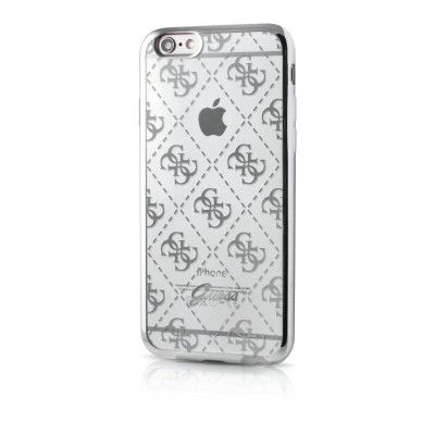 Guess Mobilskal till iPhone 6(S) - Silver/Transparent