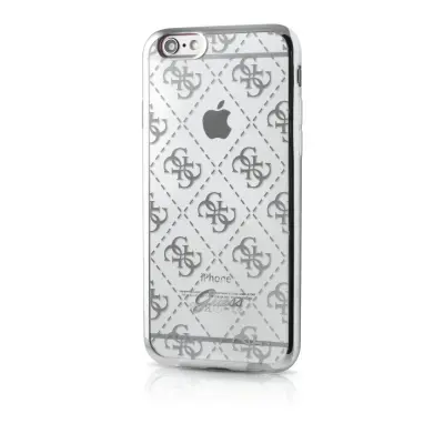 Guess Mobilskal till iPhone 6(S) - Silver/Transparent