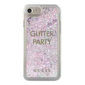 Guess Party Glitter Liquid Skal iPhone 6/7/8/SE (2020/2022) - Lila