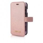 Guess Saffiano Look Plånboksfodral till iPhone 6/6S - Rosa