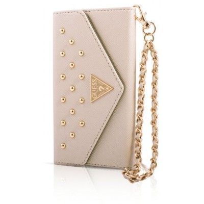 Guess Studded Clutch (iPhone 6/6S) - Cream