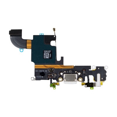 Hörlursuttag med Lightning-anslutning flexkabel till iPhone 6S - Vit