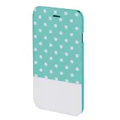 HAMA Plånboksväska DesignLine iPhone 6/6S Dots Glow - Grön/vit