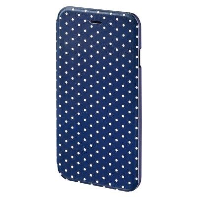 HAMA Plånboksväska DesignLine iPhone 6/6S Dots Glow - Mörkblå