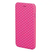 HAMA Plånboksväska DesignLine iPhone 6/6S Dots Glow - Rosa