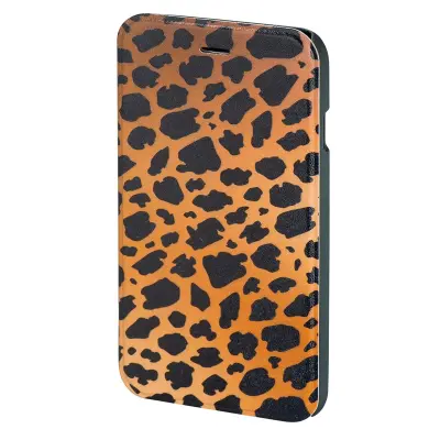 HAMA iPhone 6/6S Plånboksfodral DesignLine - Leopard Brun
