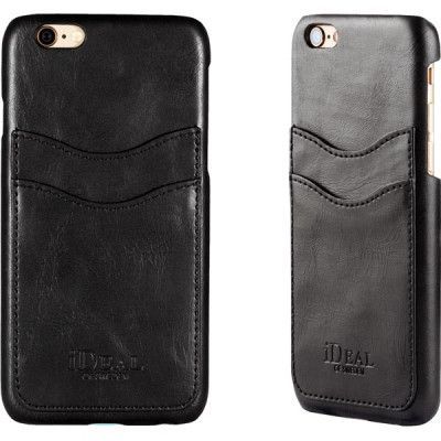 iDeal Dual Card Case - Skal till iPhone 6 / 6S - Svart