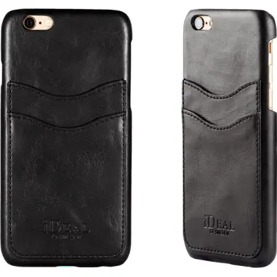 iDeal Dual Card Case - Skal till iPhone 6 / 6S - Svart
