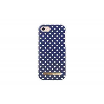 Ideal Fashion Case iPhone 6/6s/7/8 - Blue Polka Dots