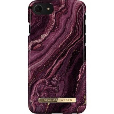 iDeal Fashion Case iPhone 6/6S/7/8/SE 2020 Golden Plum