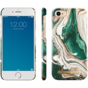 iDeal Fashion Case iPhone 6/7/8/SE 2020 - Golden Jade Marble