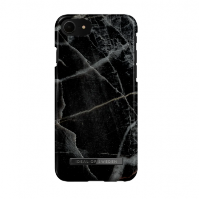 Ideal of Sweden iPhone 6/6S/7/8/SE 2020 Skal Fashion - Svart Thunder Marble
