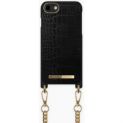 iDeal Phone Necklace Case Iphone 6/6S/7/8/SE 2020 Jet Black Croco