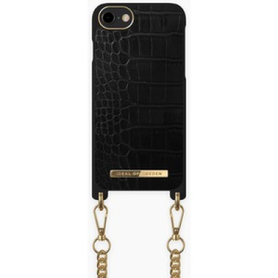 iDeal Phone Necklace Case Iphone 6/6S/7/8/SE 2020 Jet Black Croco