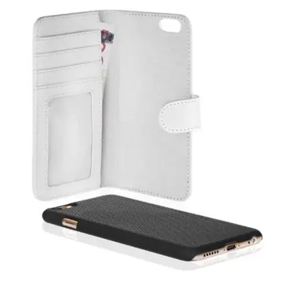 iDeal Premium Plånboksfodral till iPhone 6 / 6S med avtagbart skal - Vit
