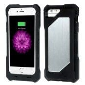 iFans Batterycase till iPhone 6 / 6S - Svart/Silver