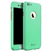 iPaky heltäckande skal och Tempered Glass till iPhone 6 (S) - Fruit Green