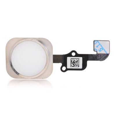 iPhone 6S/6S Plus Hemknapp med Flexkabel - Vit