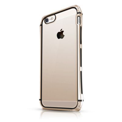 ITSkins Toxik R Aluminium Skal till Apple iPhone 6 / 6S - Guld/Svart