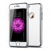 JOYROOM Beetles Series + Tempered Glass Skal till iPhone 6 / 6S - Silver