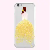 Joyroom Girl in Bling Dress Mobilskal iPhone 7 - Guld