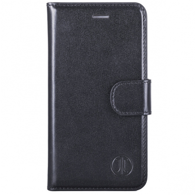 JT Berlin Plånboksfodral av äkta läder till iPhone 6/6S - Svart