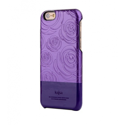 Kajsa 3D Rose Flower Skal till iPhone 6 / 6S - Lila
