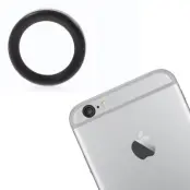 Kameralinsskydd i Härdat Glas till iPhone 6 - Svart